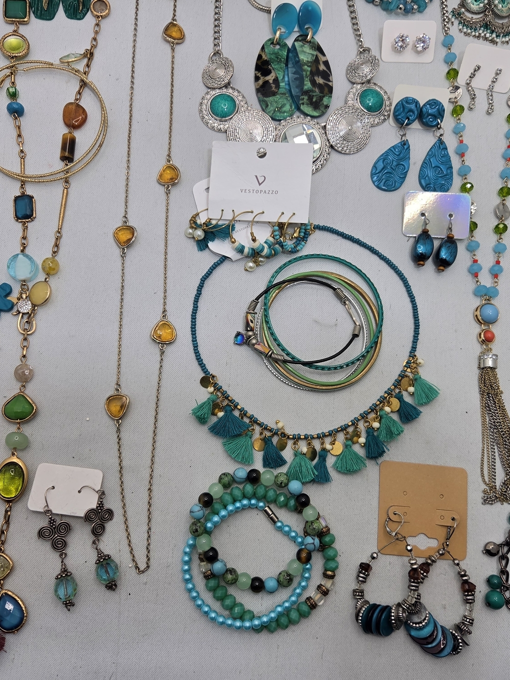 HUGE 49pc Vintage & Modern Jewelry Lot CHICO'S LOFT BR LIA SOPHIA Necklace Earr - Picture 4 of 15
